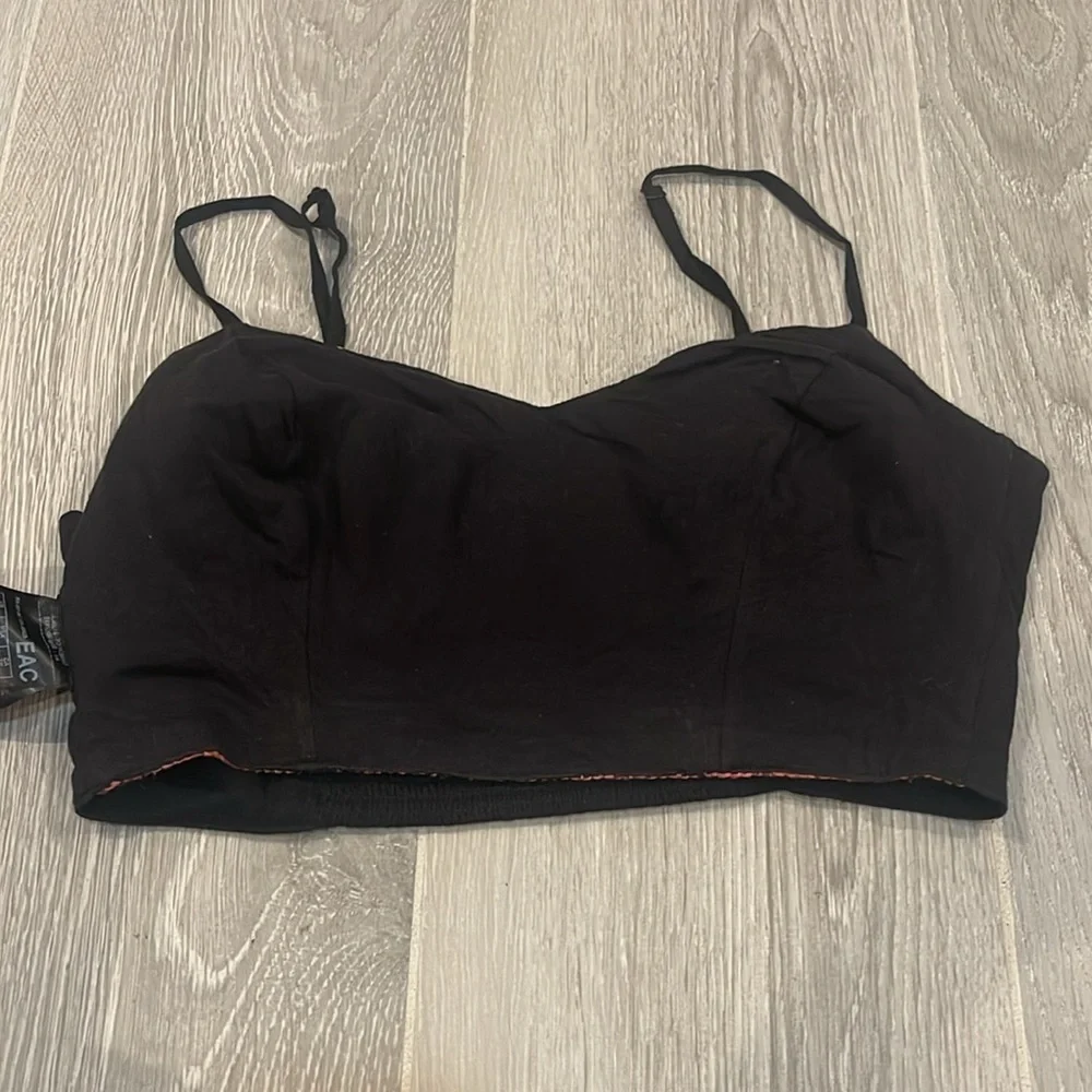 GUESS Womens Black Liberty Embroidered Crop Top Jet Size  XS - Picture 12 of 12